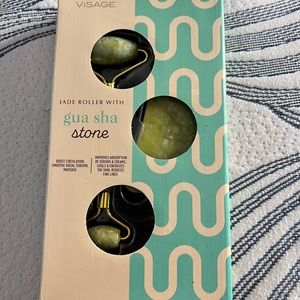 jade facial roller & gua sha set